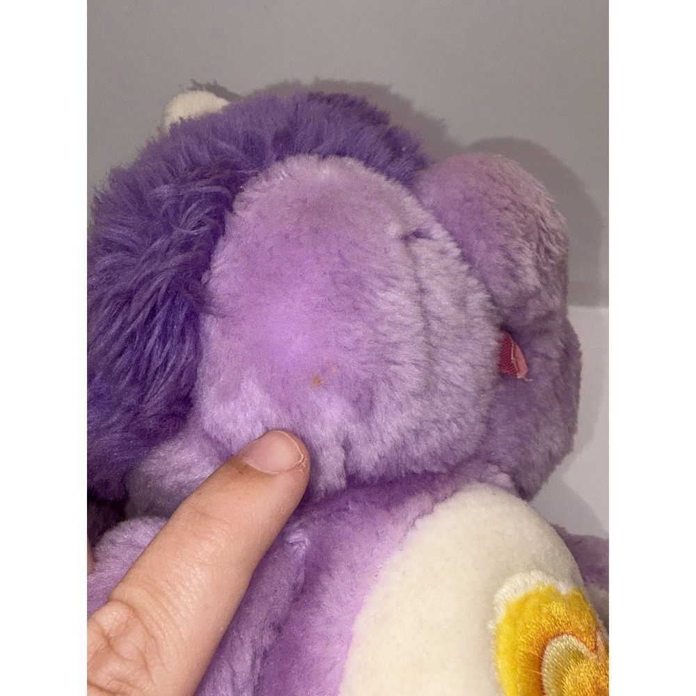 Vintage 1984 Kenner Care Bear Cousins Bright Heart Raccoon 13" Plush - Picture 15 of 16